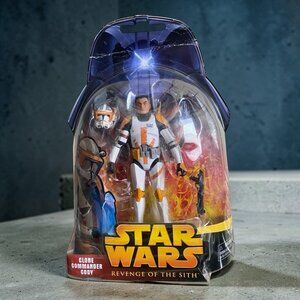 Hasbro Commander Cody 6" Figure 20th Anniversary Star Wars: Episode III Damaged
